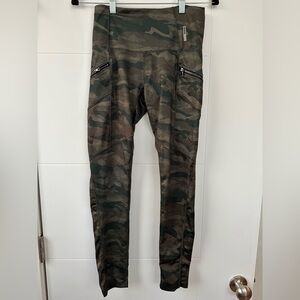 RBX Gray Leggings with Zippered Pockets